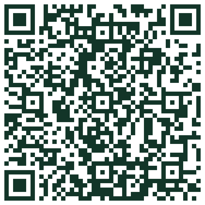 Código QR de ejemplo para reseñas de la Botica Naturista Homeopática